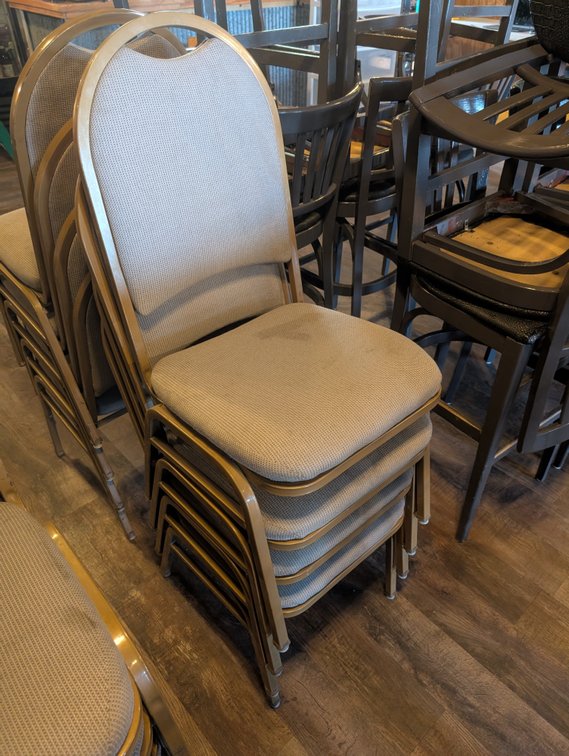 [4] PADDED CHAIRS