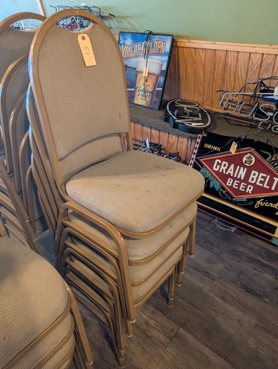 [5] PADDED CHAIRS