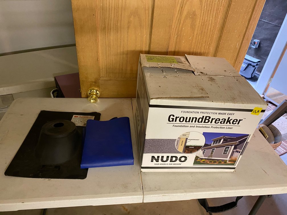 FOUNDATION LINER AND ROOF VENT