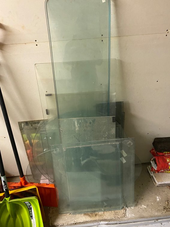 ASSORTMENT OF GLASS PANES
