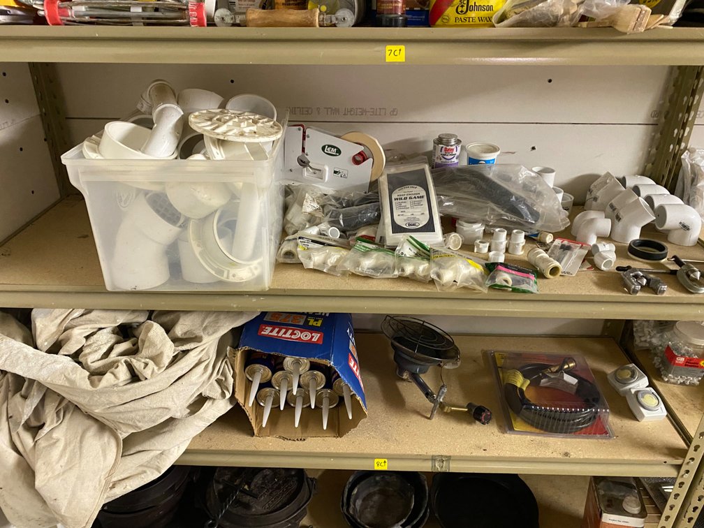 ITEMS ON SHELF
