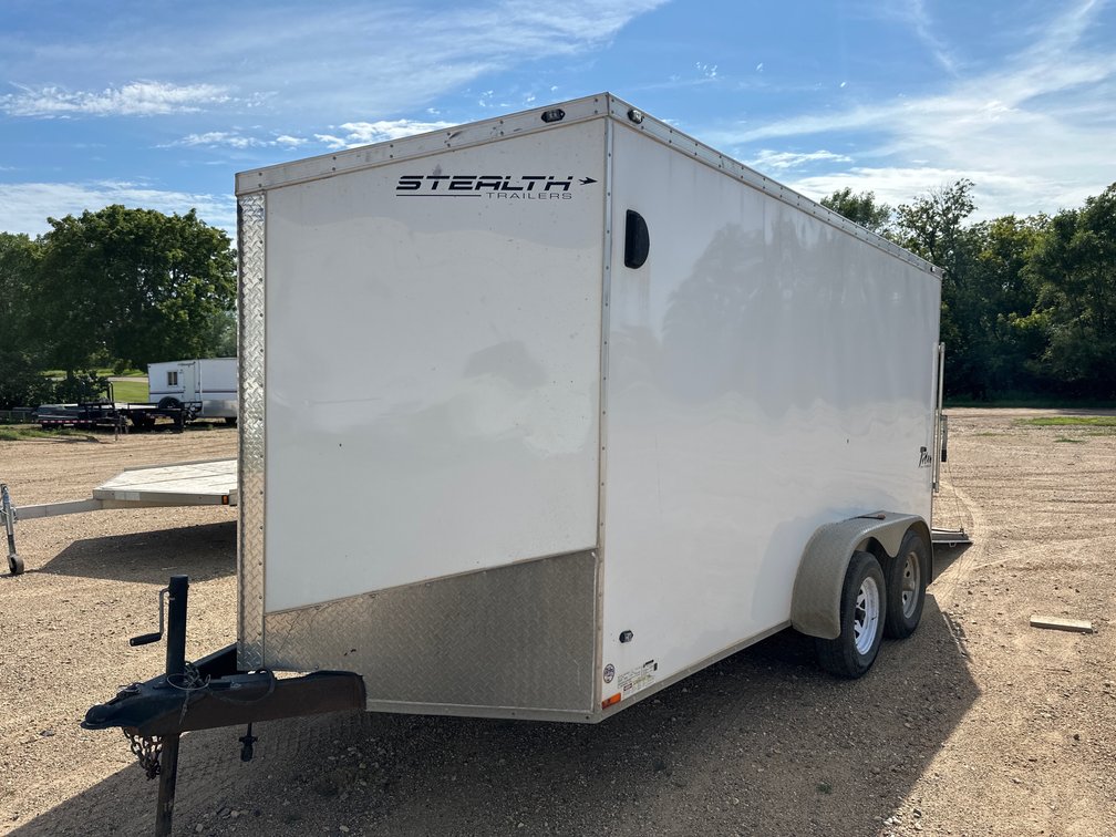 2017 STEALTH 7’x14’ ENCLOSED TRAILER REAR RAMP TANDEM AXEL  