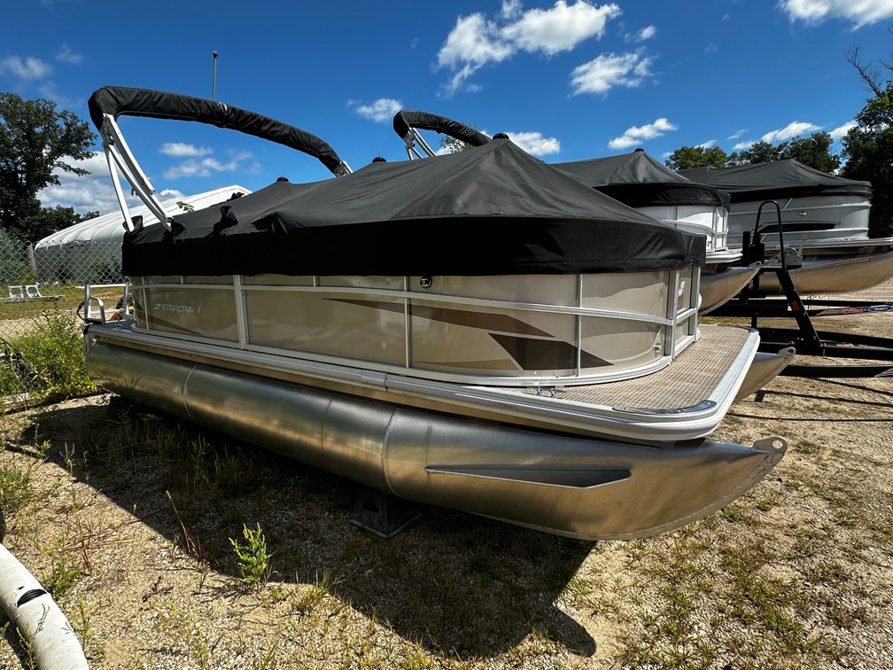 NEW 2024 STARCRAFT MARINE LX 18 F PONTOON BOAT,