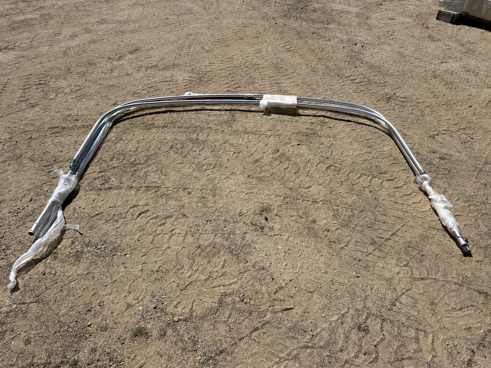 ALUMINUM PONTOON CANOPY FRAME ROUND 