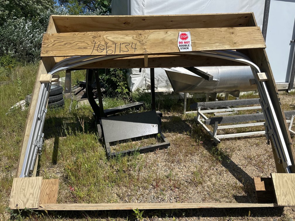 TAHOE ALUMINUM PONTOON CANOPY FRAME SQUARE 