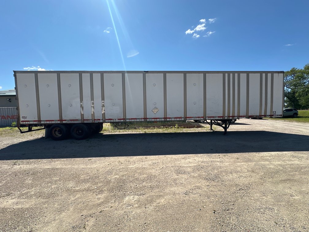 53' SEMI STORAGE TRIALER NO TITLE OR REG 