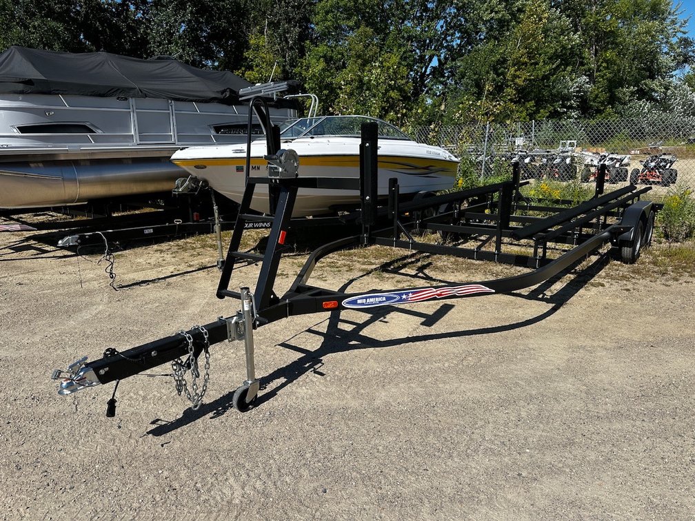 MID AMERICA TANDEM AXEL 22 FT PONTOON BUNK TRAILER 