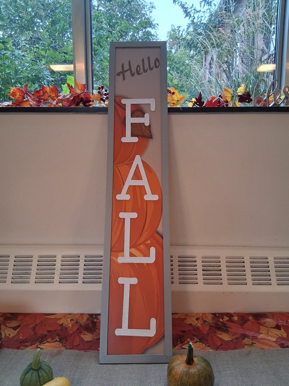 HELLO FALL SIGN