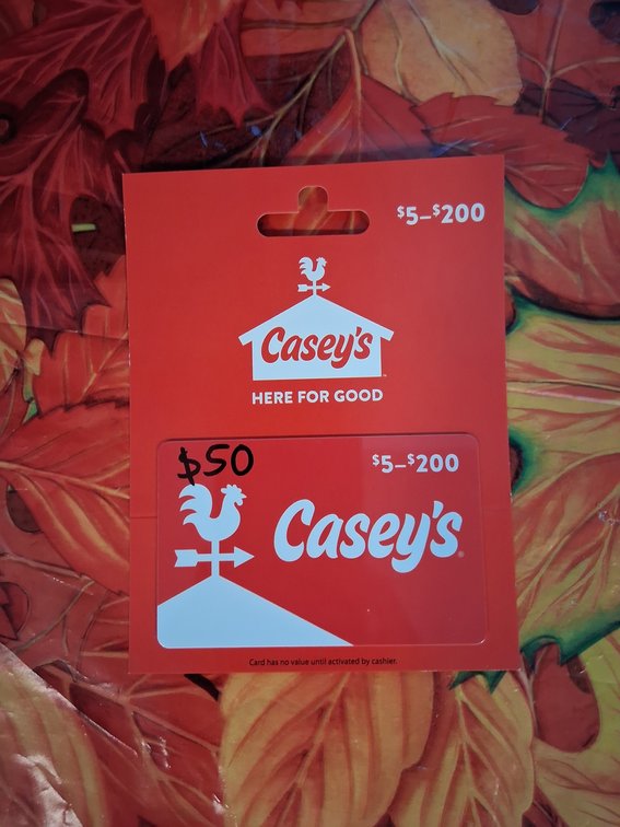 CASEY'S $50 GIFT CARD