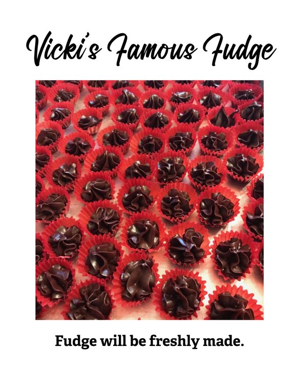 PLATTER OF HOMEMADE FUDGE
