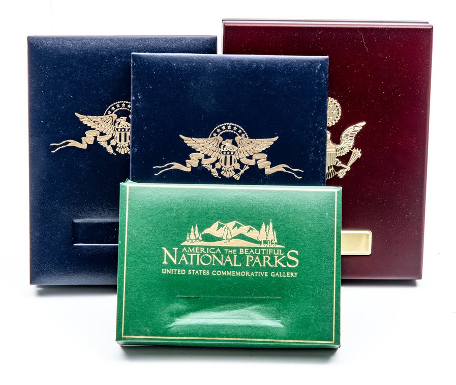 US Coin Sets- Uncirculated Dollars & Quarters