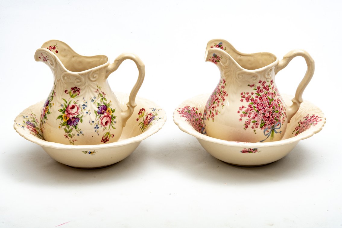 2 Pitcher & Basin Pairs