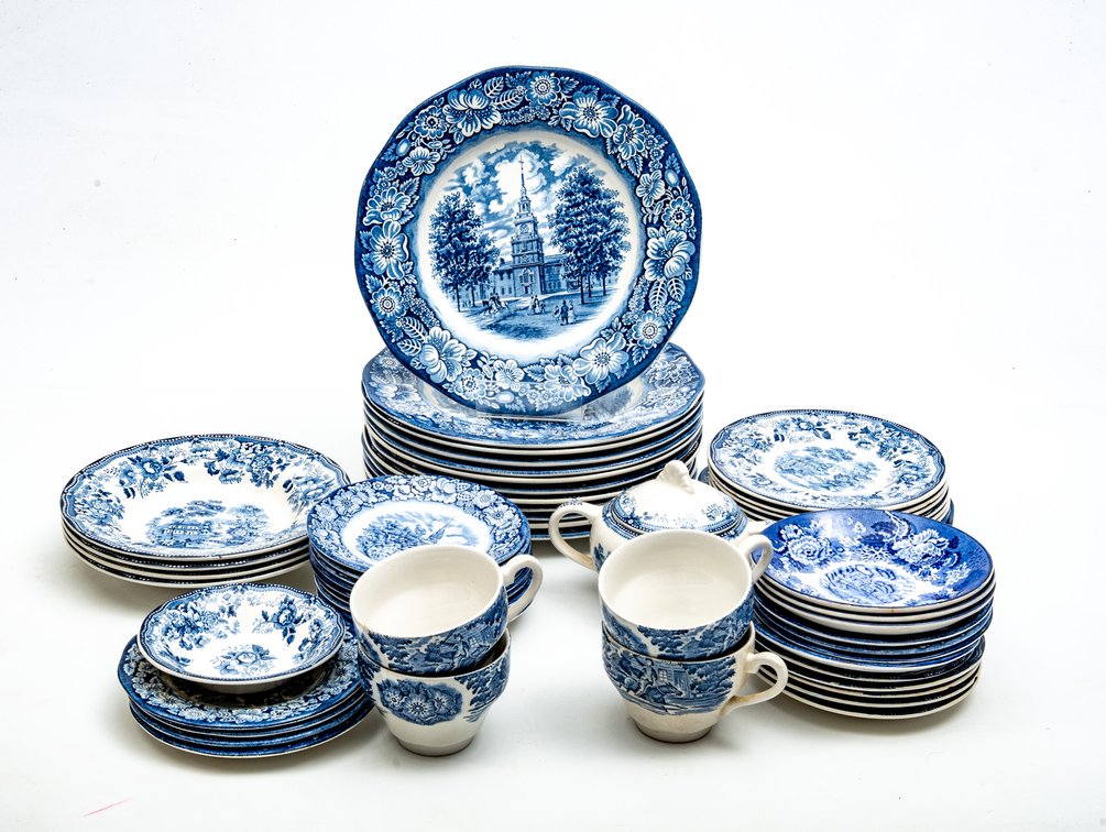 Blue China Variety - Enoch Woods,  Johnson Bros. Liberty Blue ...