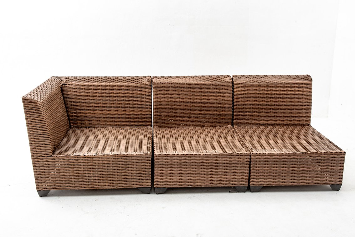 Synthetic Rattan Patio Sectional