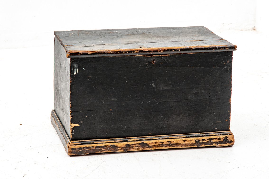 Small Older Black Chest
