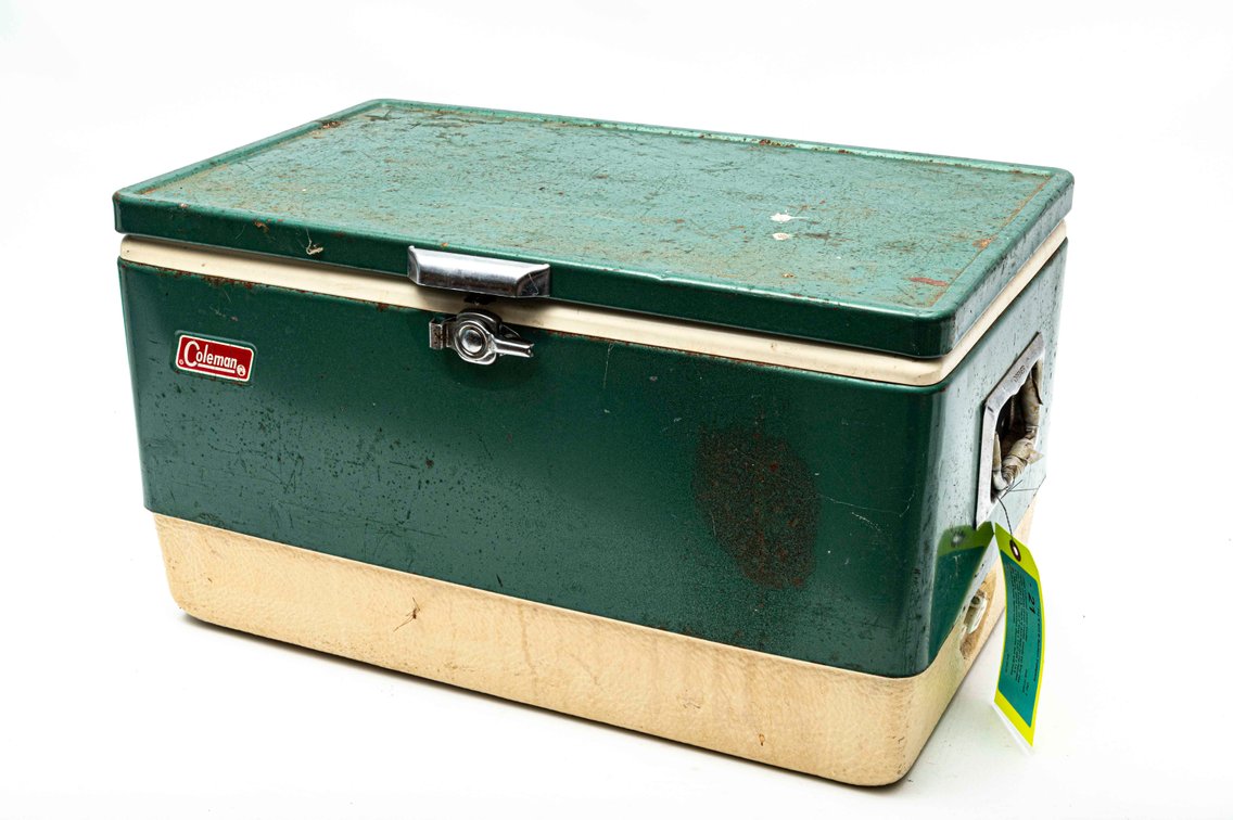 Vintage Coleman Green Cooler
