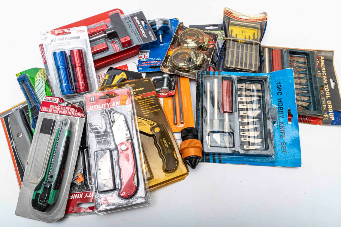 Small Tool Lot NIP Utility Knives, Hobby Knives ++