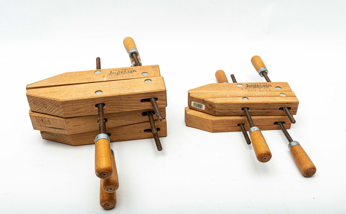 5 Jorgensen Wood Handscrew Clamps
