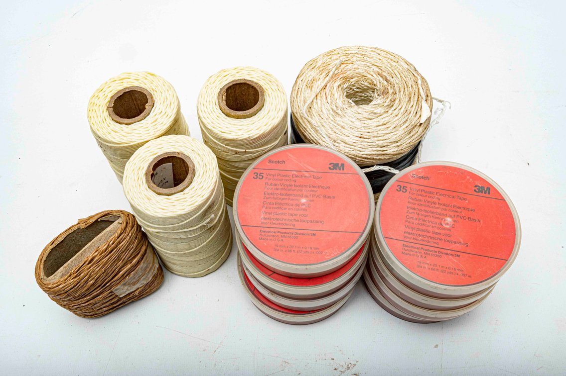 3M Vinyl Plastic Tape and Spools of String