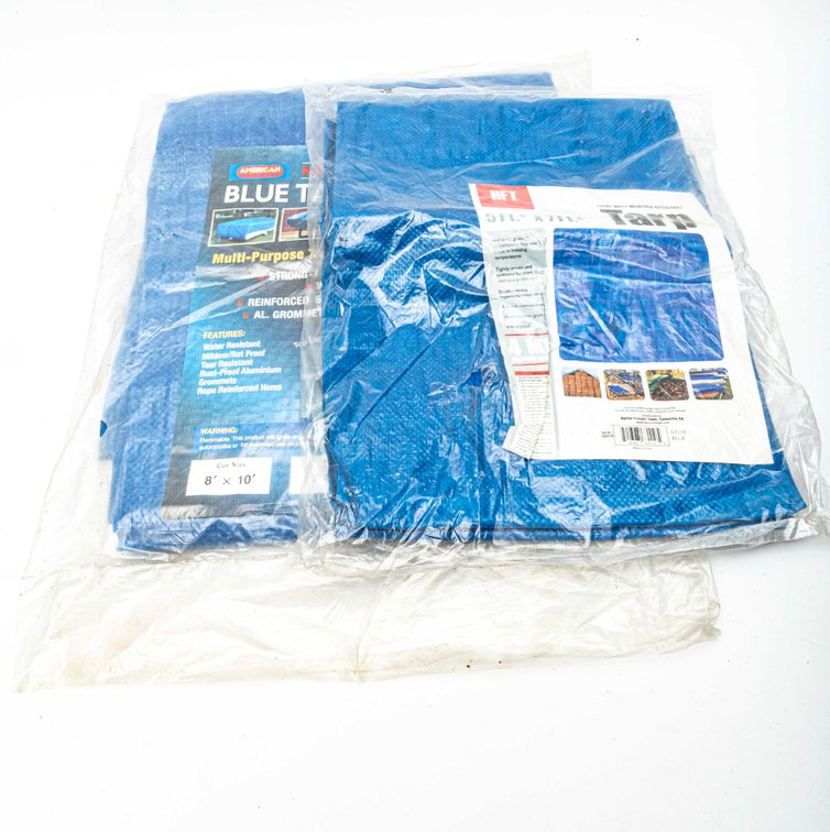 2 NIP Blue Tarps