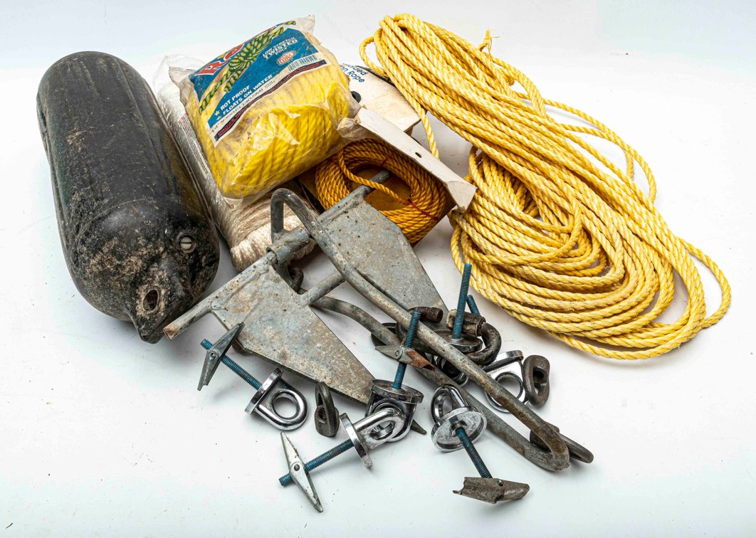 Light Anchor, Boat Bumper, Variety of Rope