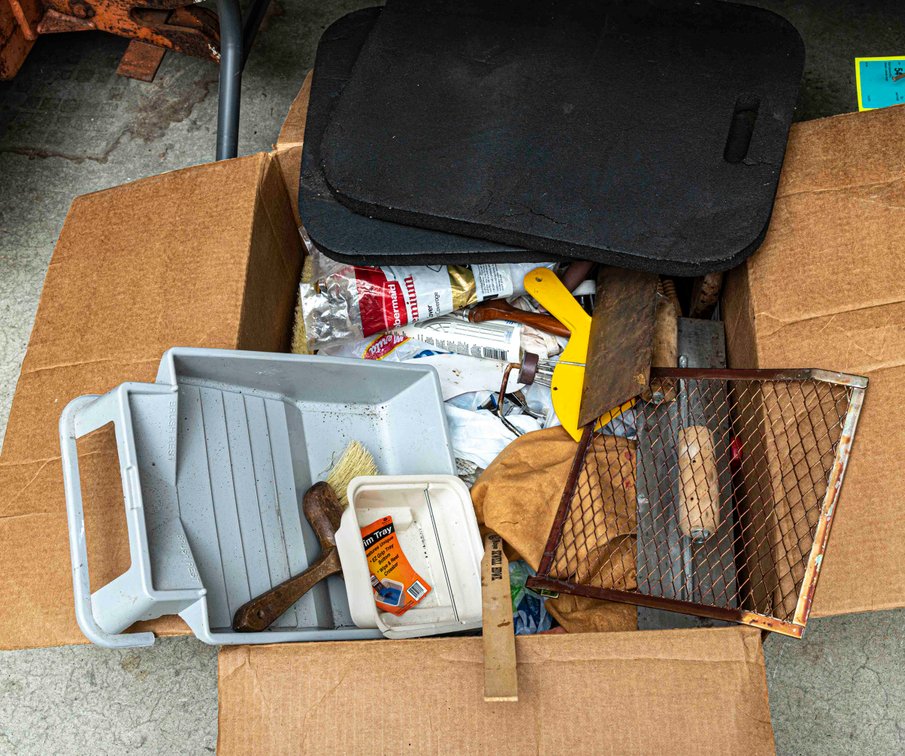 Large Assortment of Painting Supplies