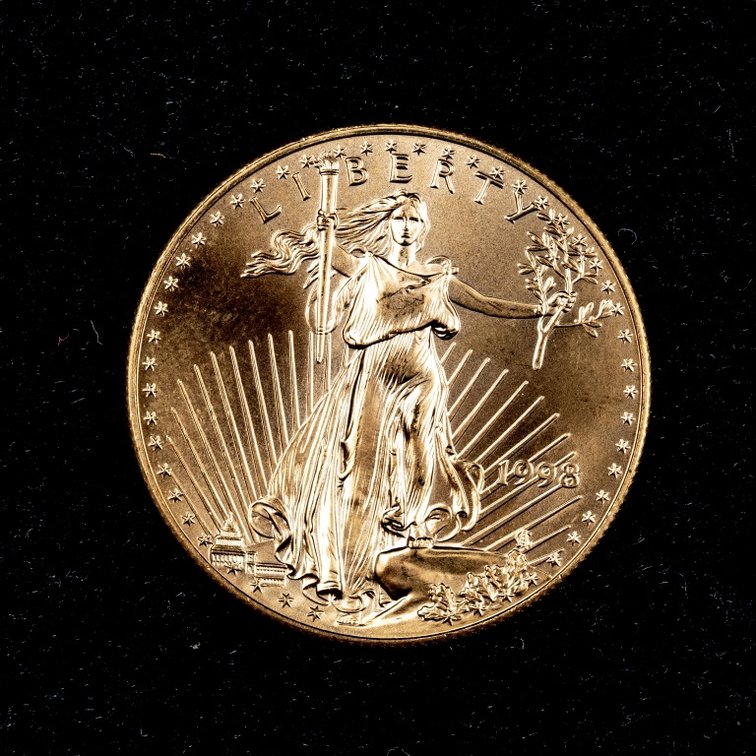 1998 Gold American Eagle $50 1 oz Coin