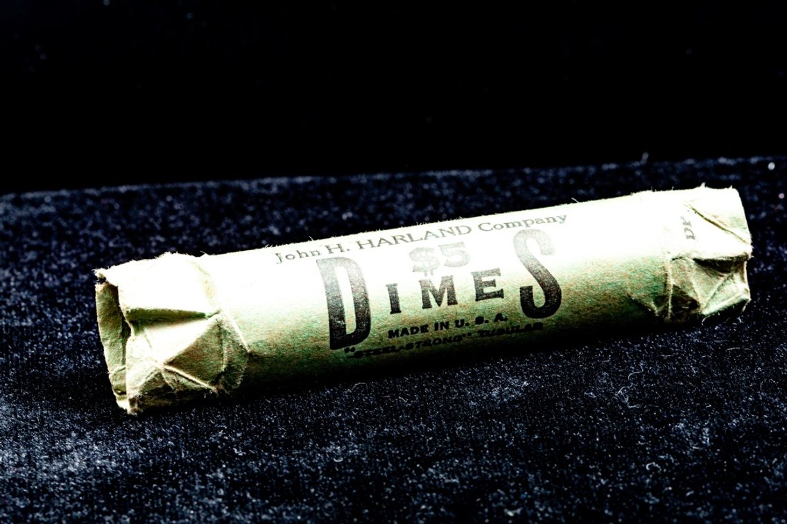 Roll of 50 Roosevelt Silver Dimes