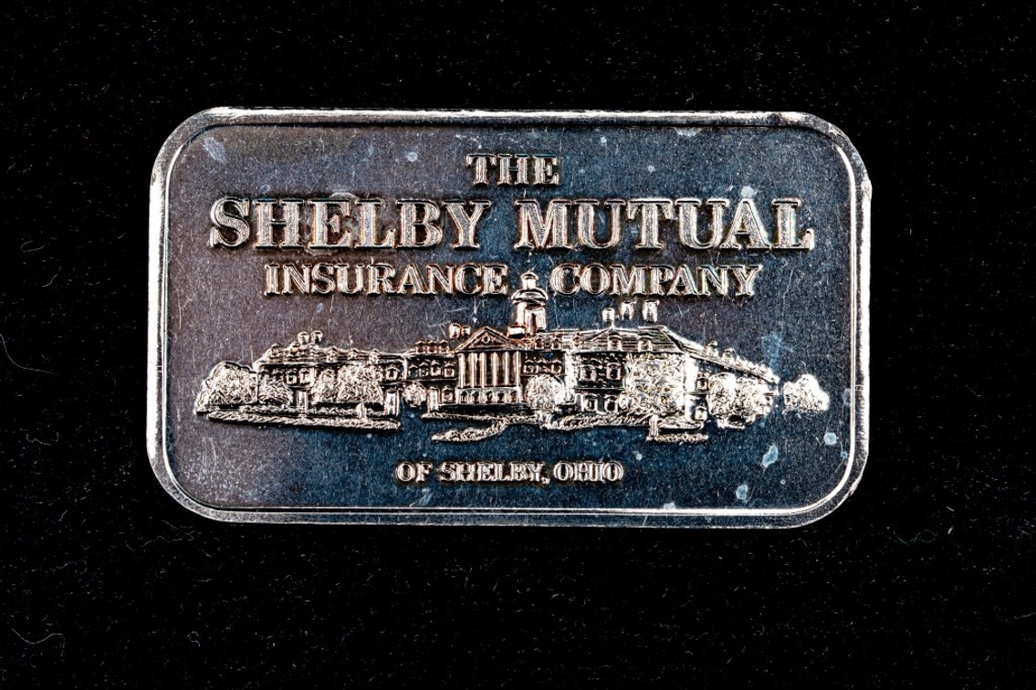 1 oz Silver Bar-Shelby Mutual Insurance