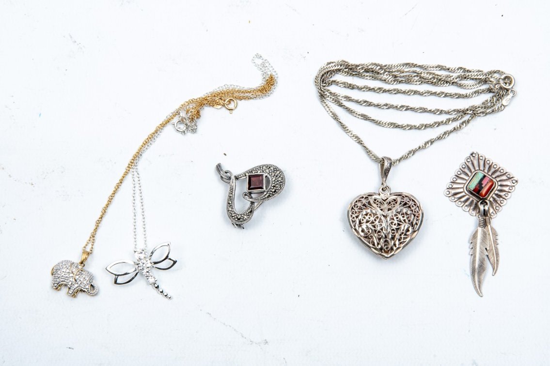 25.47 Grams Sterling Silver Jewelry