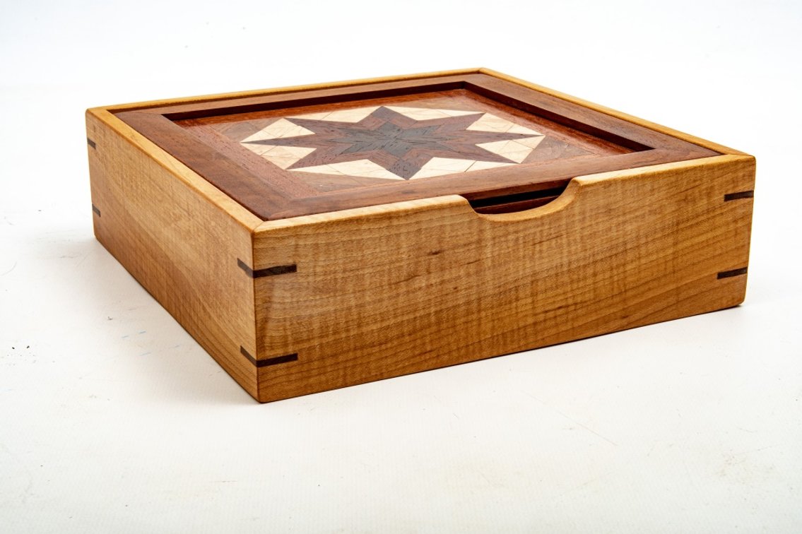 JGWhite Hand Made Hinged Star Box