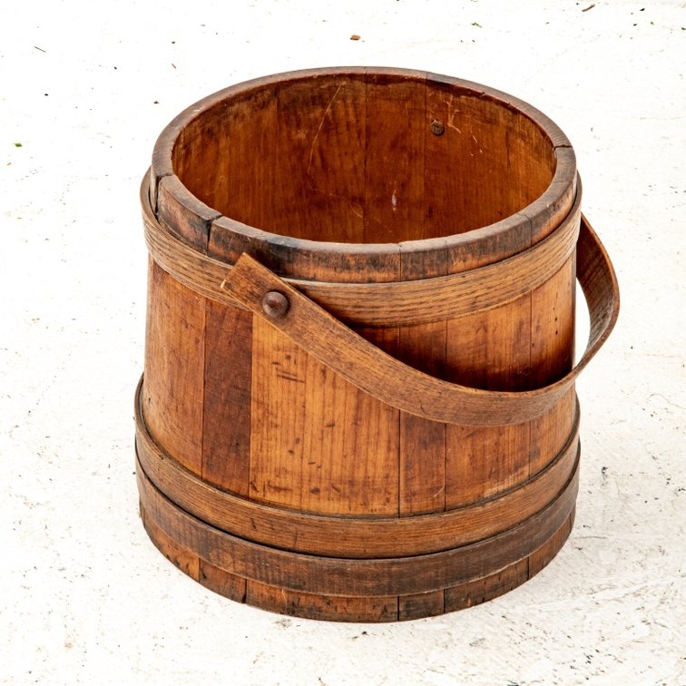 Large Old Wooden Firkin