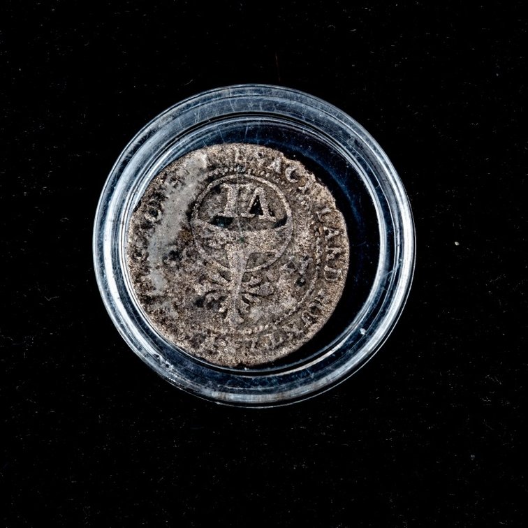 1733 Sachsen Eisenbach 6 Pfennig Coin