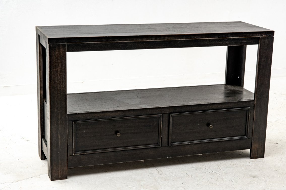 Console Table w/ Dark Finish