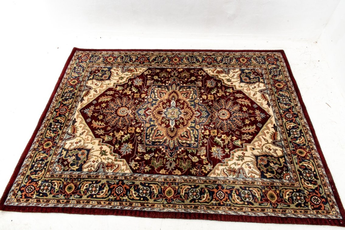 8' x 11' Handmade Wool Rug- Mahdavi's- India
