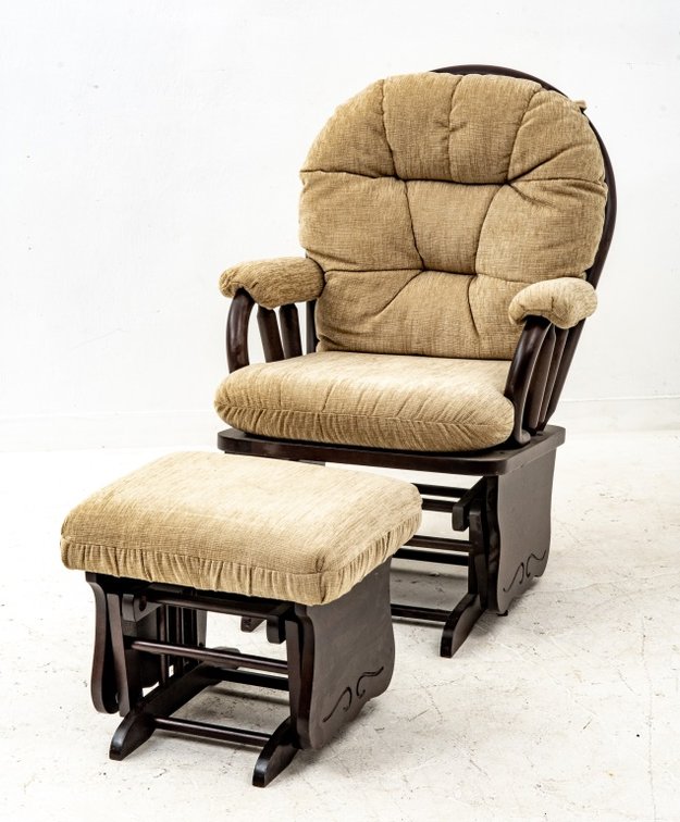 Glider Rocker & Ottoman- Haverty
