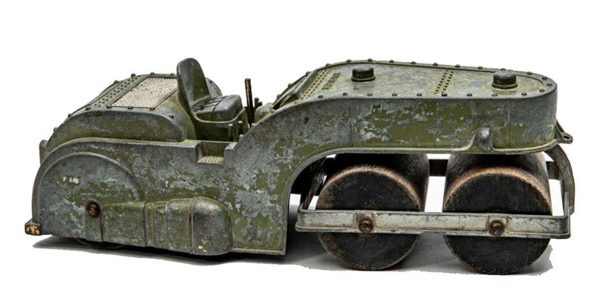 Hubley Kiddie Toy- Steam Roller- 1950's