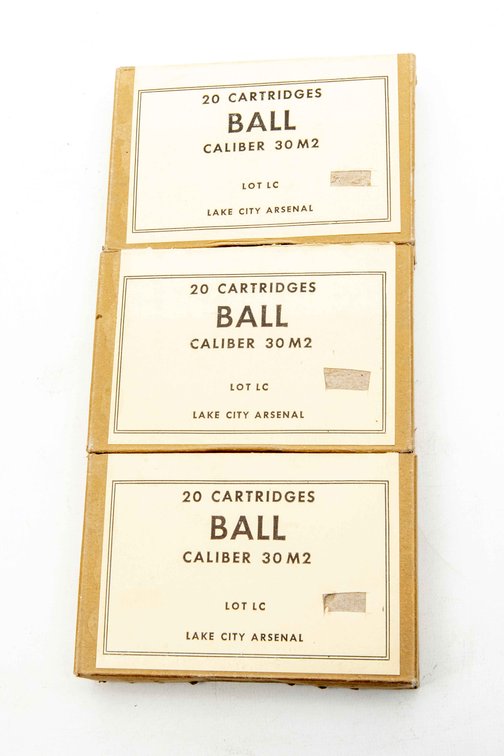 Factory Sealed- Caliber 30 M2 Ball Cartridges- 60