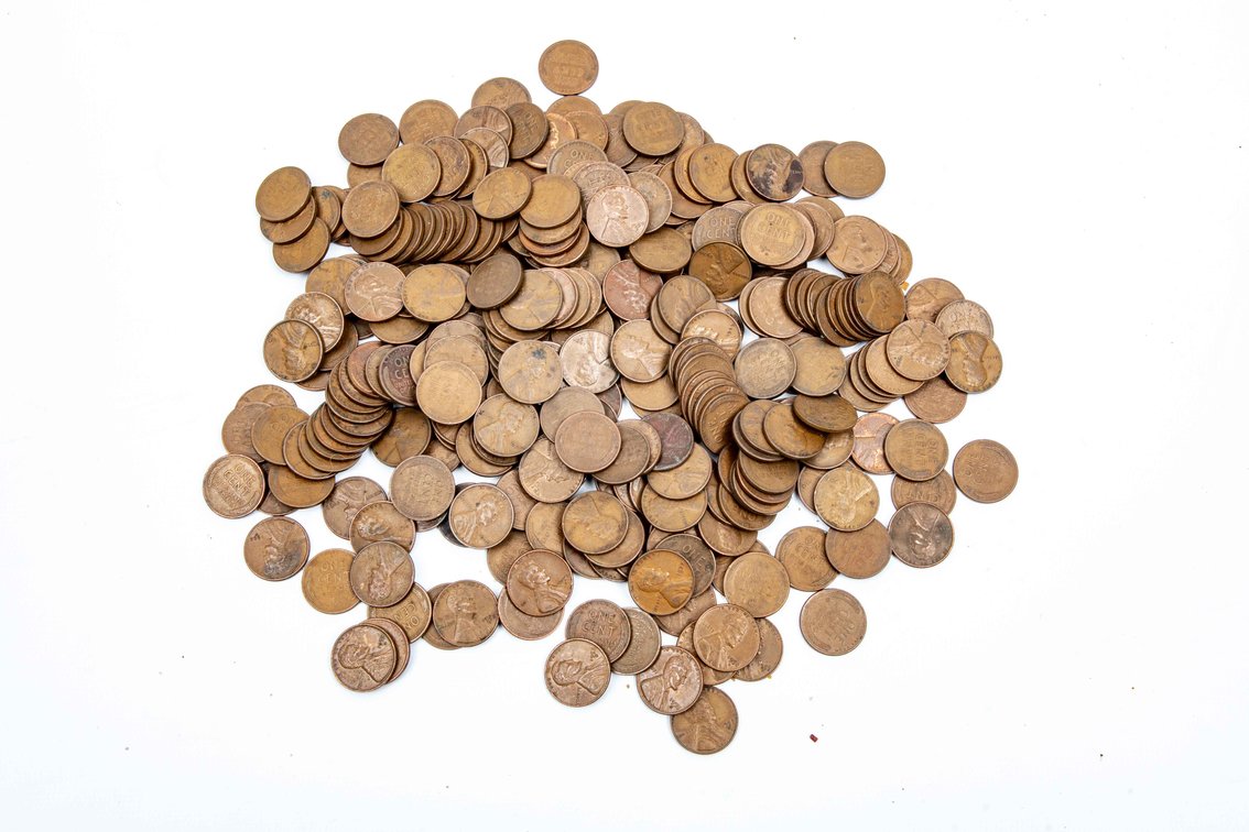Wheat Pennies-Over 300