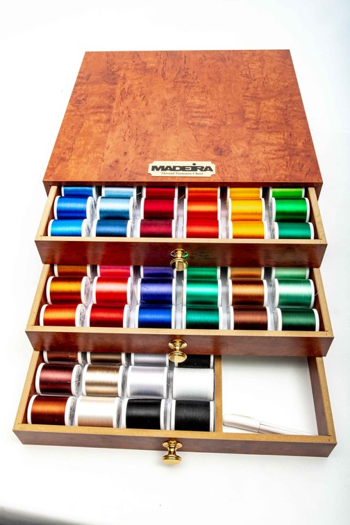 Madeira Thread Treasure Chest- Rayon 1000m