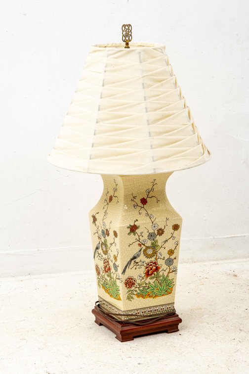Large East Asian Inspired Table Lamp
