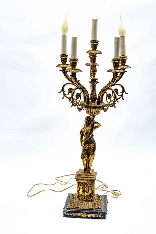 Rococo Candelabra Table Lamp