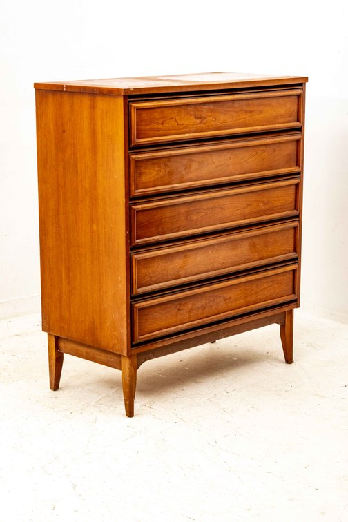 Mid Century Modern 5-Drawer Dresser