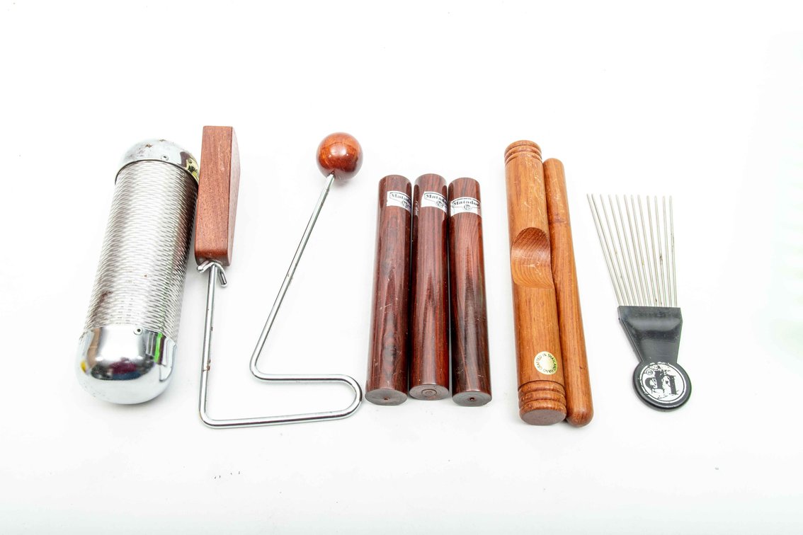 LP Percussion - Claves, Multi-Guiro, & Vibra-Slap