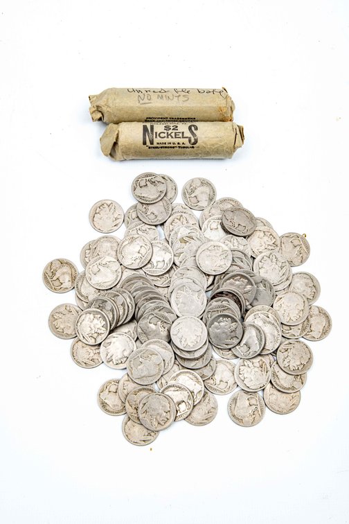 Over 190 Buffalo Nickels