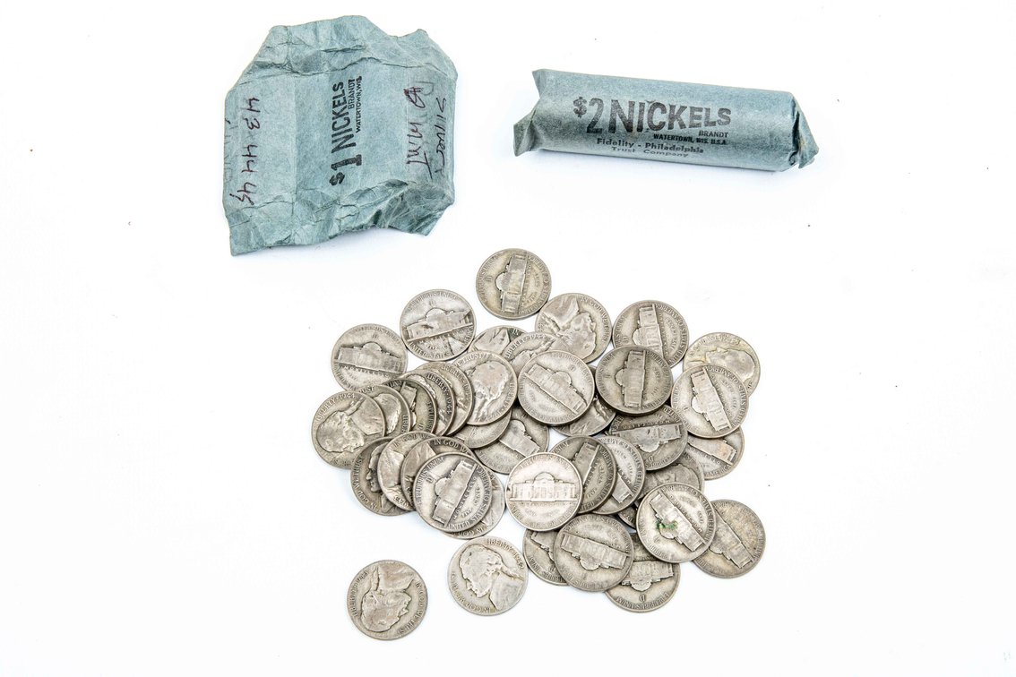 81- Silver War Nickels 1942-45