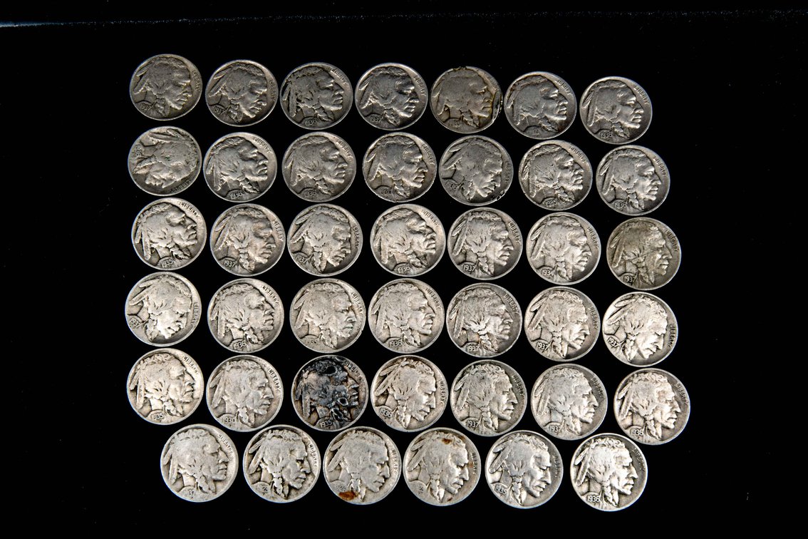 40 Buffalo Nickels