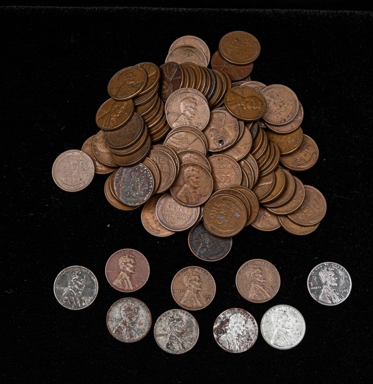 Wheat Pennies- Including Steel Pennies