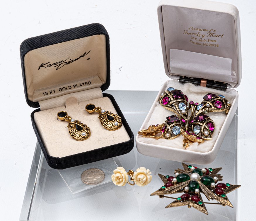 Merc. Dime & Vintage Costume Jewelry-Weiss, Usner