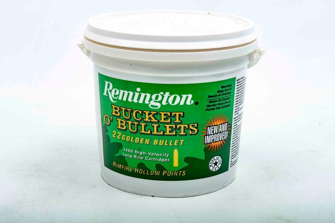 Remington- Bucket O' Bullets-.22 Caliber-1400 Roun